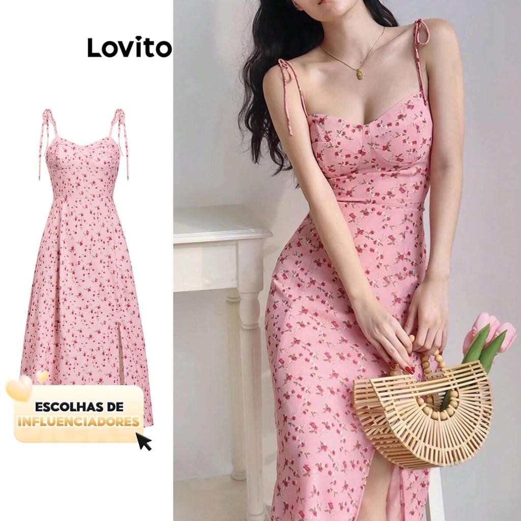 (KOL‘s pick) Lovito Vestido casual Ditsy com estampa floral para mulheres L99ED188 (KOL‘s pick) Lovito Vestido casual Ditsy com estampa floral para mulheres L99ED188 - Oferta na Shopee