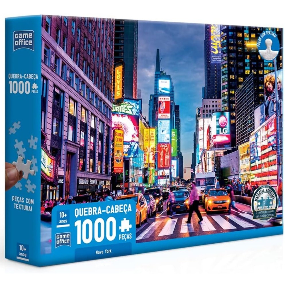 QUEBRA CABEÇA NOVA YORK 1000 PEÇAS TOYSTER TIMES SQUARE PUZZLE PONTOS TURÍSTICOS EUA NEW IORQUE USA QUEBRA CABEÇA NOVA YORK 1000 PEÇAS TOYSTER TIMES SQUARE PUZZLE PONTOS TURÍSTICOS EUA NEW IORQUE USA - Oferta na Shopee