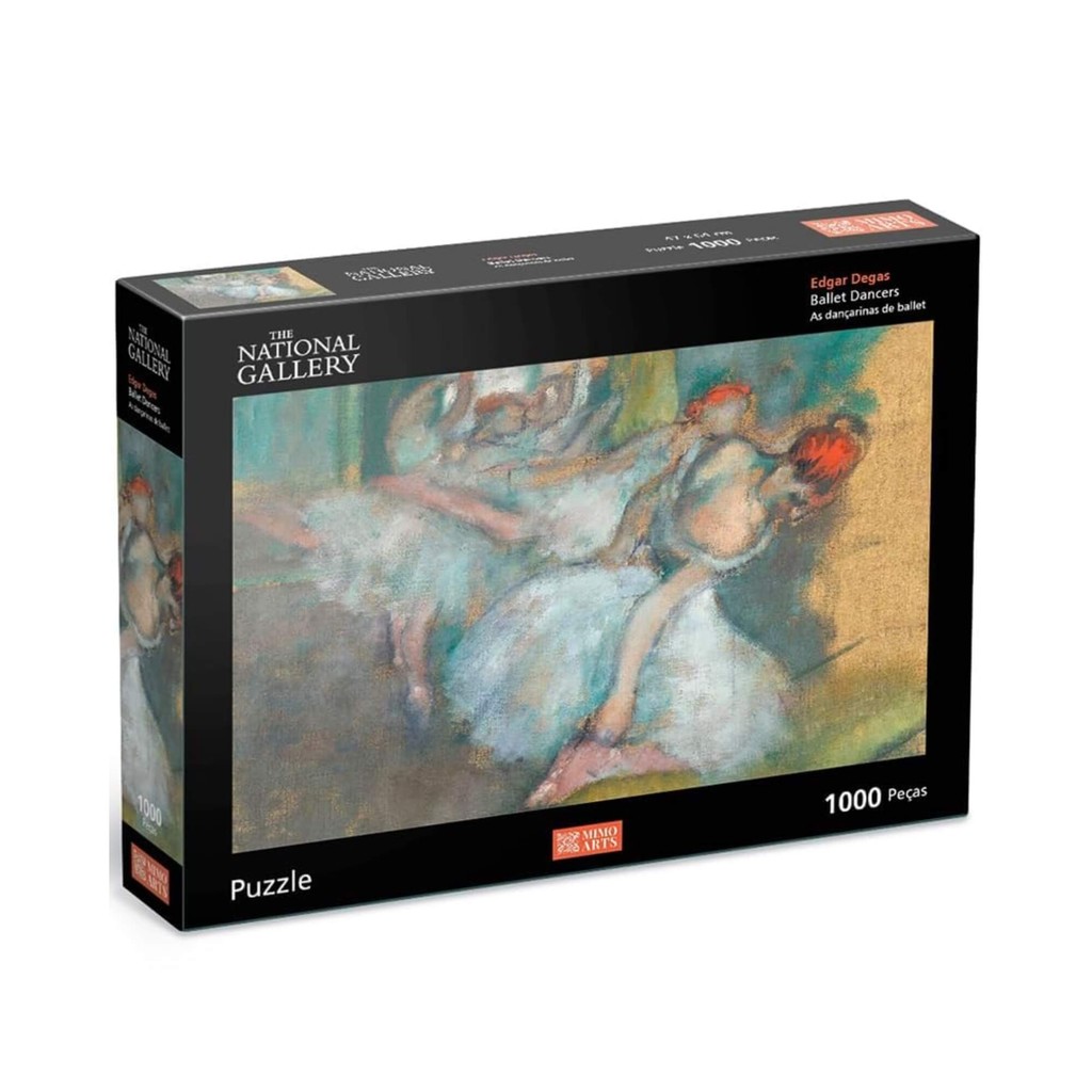 Quebra Cabeça Puzzle 1.000 Peças As Bailarinas Degas Mimo Toys Jogo Colecionável Raciocínio Lógica - Oferta na Shopee