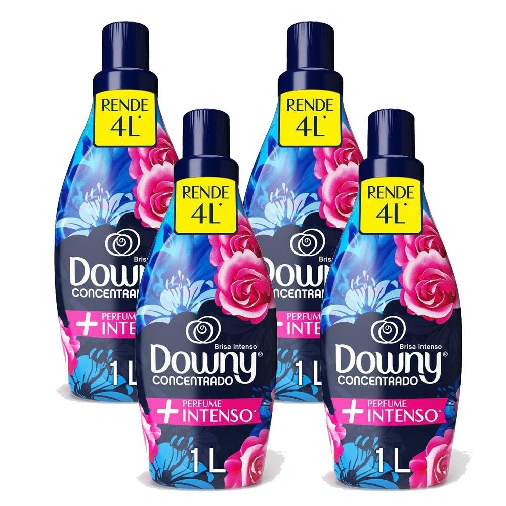 Kit 4 Amaciantes Concentrado Downy Brisa Intenso 1L cada Kit 4 Amaciantes Concentrado Downy Brisa Intenso 1L cada - Oferta na Shopee