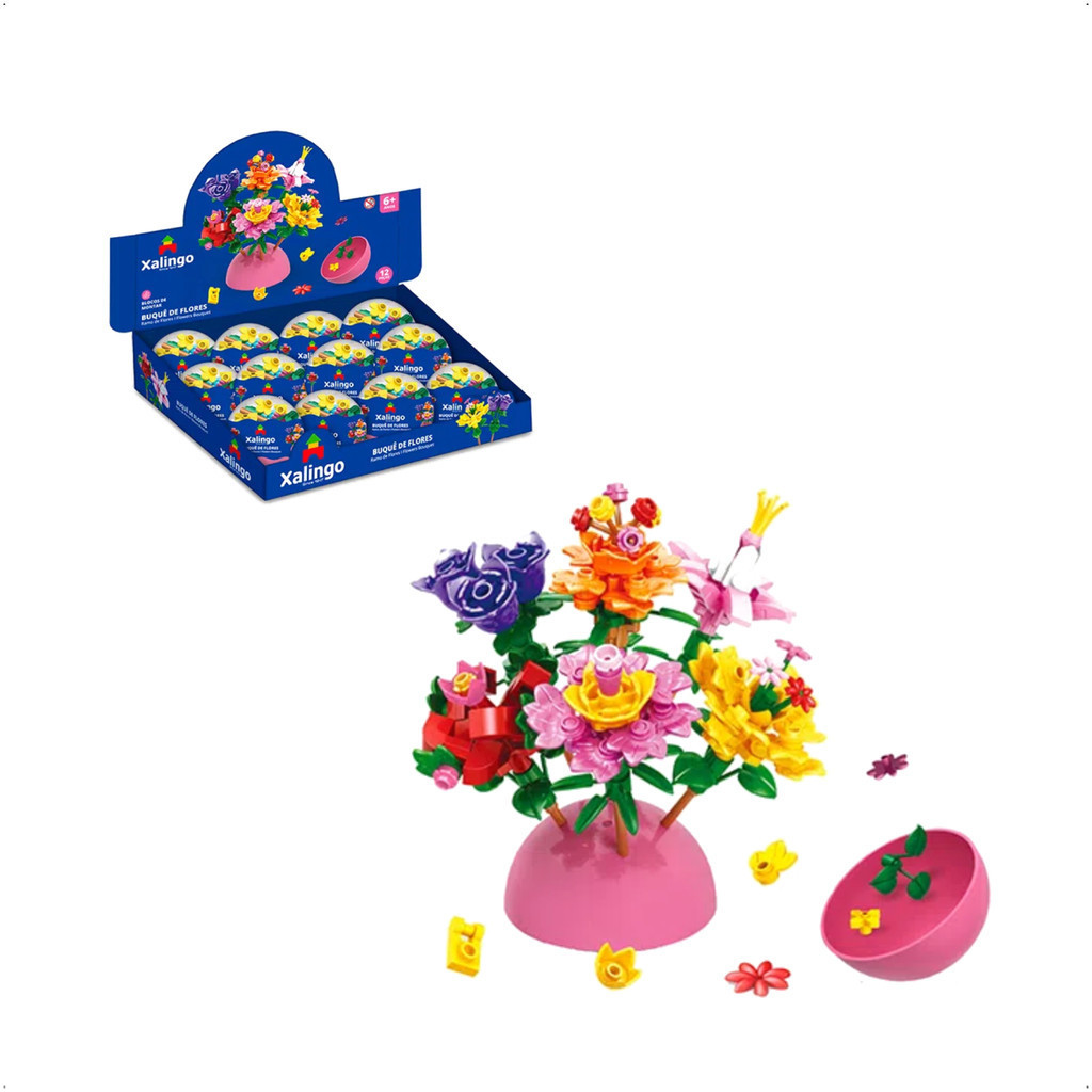 Brinquedo Blocos de Montar Mundo Encantado - Buque De Flores Surpresa 1 Peça - Xalingo 28498 Brinquedo Blocos de Montar Mundo Encantado - Buque De Flores Surpresa 1 Peça - Xalingo 28498 - Oferta na Shopee
