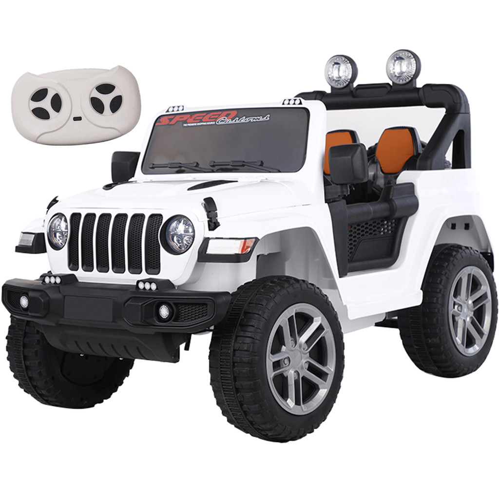 Carro Eletrico Shiny Toys Jipe Off Road 12V Controle Branco Carro Eletrico Shiny Toys Jipe Off Road 12V Controle Branco - Oferta na Shopee