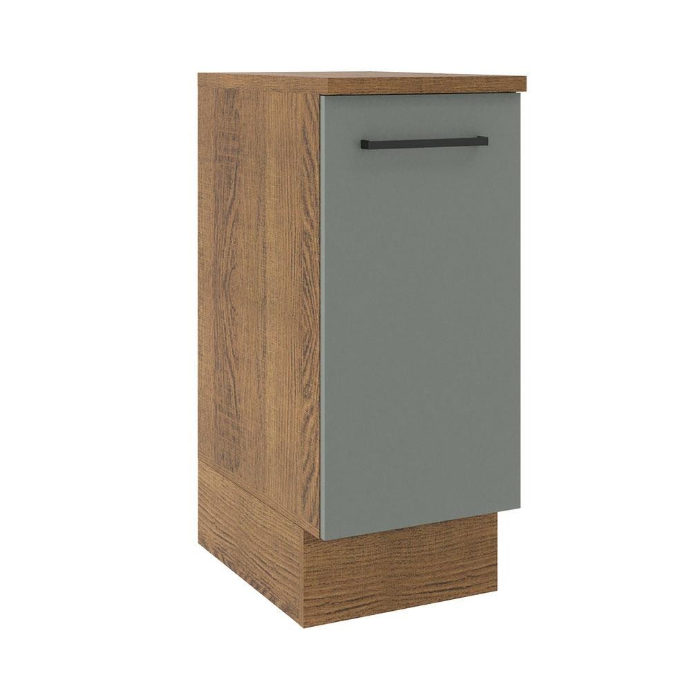Balcão Armário de Cozinha 35 cm 1 Porta Rustic/Cinza Agata Madesa Balcão Armário de Cozinha 35 cm 1 Porta Rustic/Cinza Agata Madesa - Oferta na Shopee