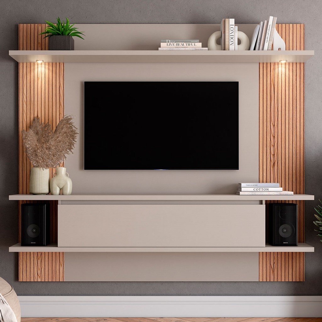 Painel para TV Até 60 Polegadas 1 Porta com Led Painel para TV Até 60 Polegadas 1 Porta com Led - Oferta na Shopee