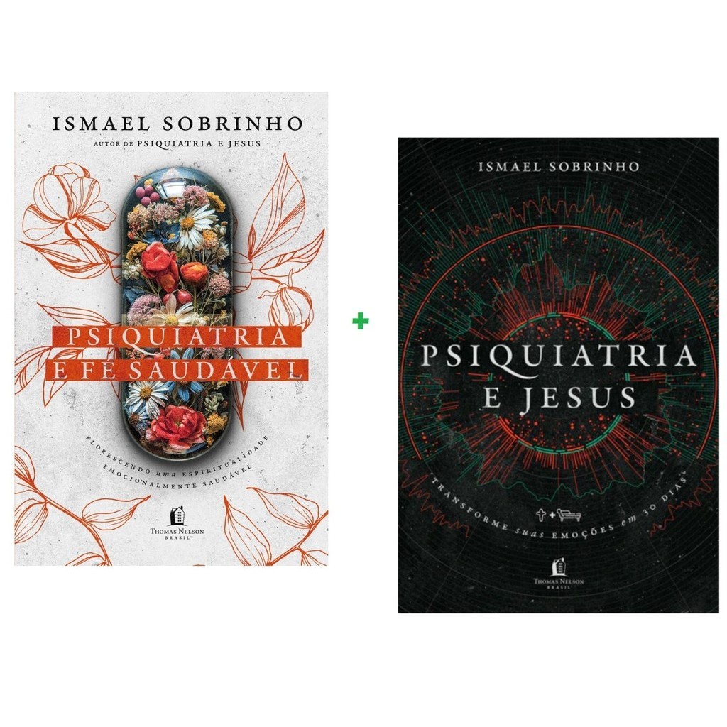 Kit 2 Livros | Devocional 30 dias Psiquiatria e Jesus + Psiquiatria e fé saudável | Ismael Sobrinho Kit 2 Livros | Devocional 30 dias Psiquiatria e Jesus + Psiquiatria e fé saudável | Ismael Sobrinho - Oferta na Shopee