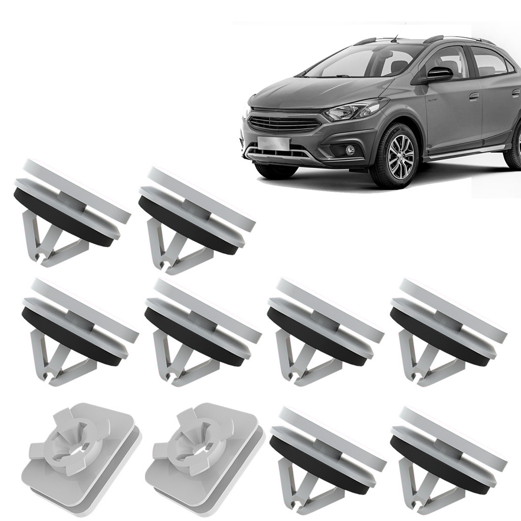 Kit Grampo Presilha 12 Peças Moldura Paralama Dianteiro Onix Activ 2017 2018 2019 Kit Grampo Presilha 12 Peças Moldura Paralama Dianteiro Onix Activ 2017 2018 2019 - Oferta na Shopee