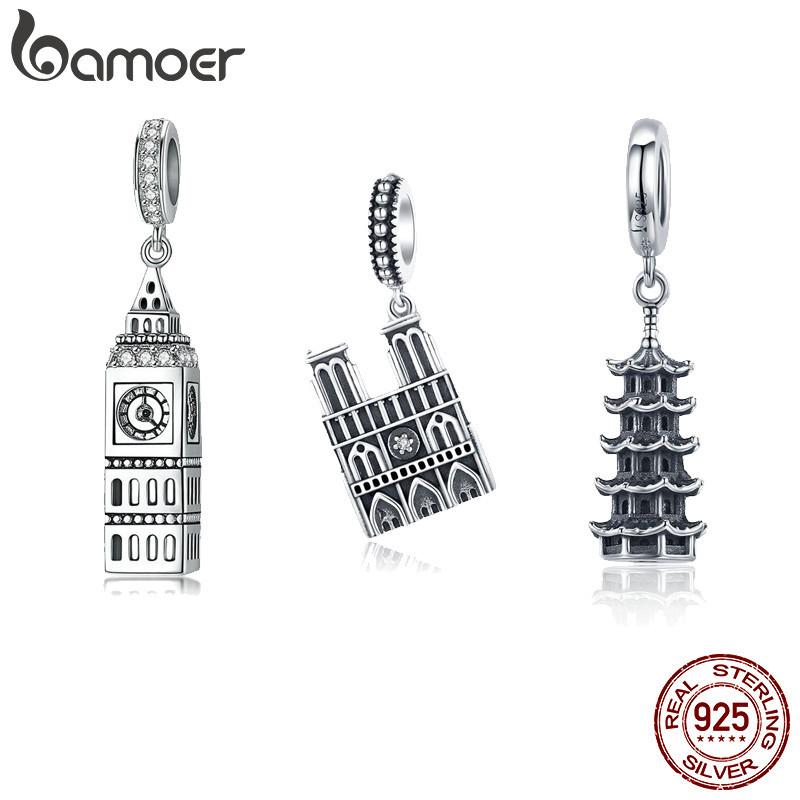 Bamoer 925 Sterling Silver Charms Famosos Edifícios Série Pingente Acessórios De Moda Aniversário SCC868 Bamoer 925 Sterling Silver Charms Famosos Edifícios Série Pingente Acessórios De Moda Aniversário SCC868 - Oferta na Shopee