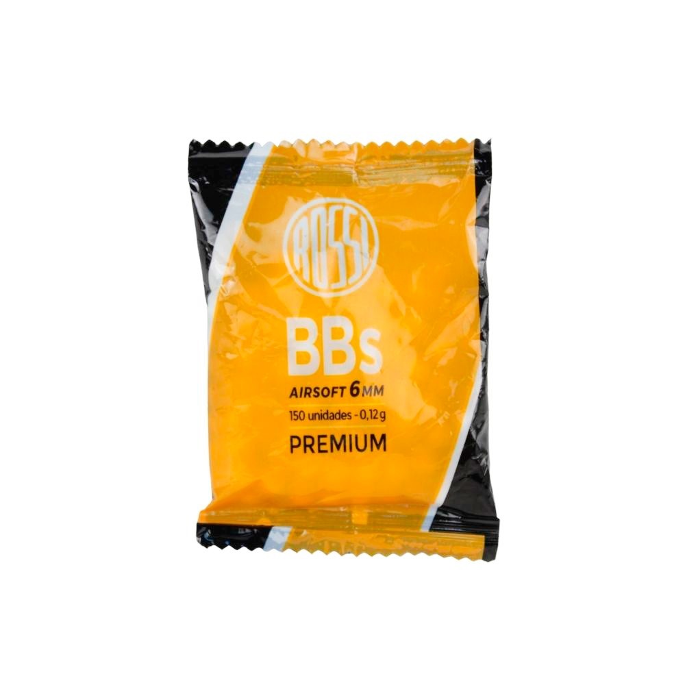 BBs Plasticas Airsoft 0.12g 150un. - Rossi - Oferta na Shopee