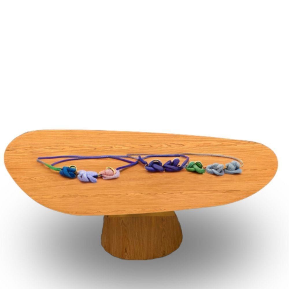 Mesa Oval Orgânica Base Cônica em Freijó 160x90cm Mesa Oval Orgânica Base Cônica em Freijó 160x90cm - Oferta na Shopee