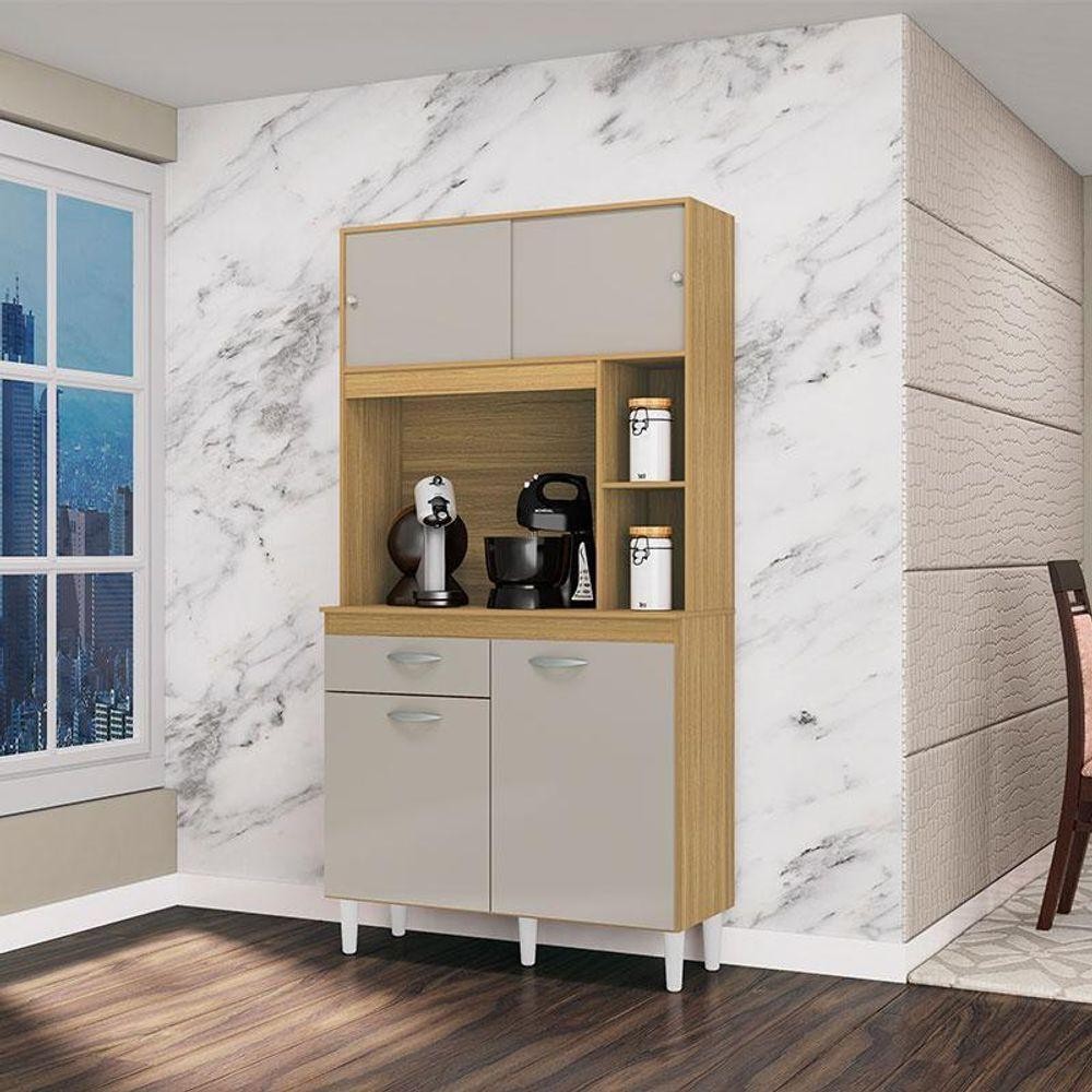 Armário Para Cozinha Ambiente Kit Duda 90 Cm Damasco Off White – Poquema Armário Para Cozinha Ambiente Kit Duda 90 Cm Damasco Off White – Poquema - Oferta na Shopee