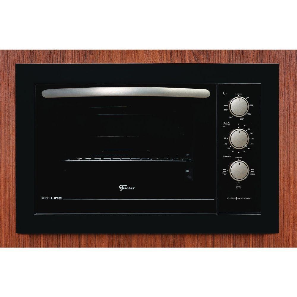 Forno Elétrico de Embutir Fischer Fit Line Preto 48L 127V 34493-95481 Forno Elétrico de Embutir Fischer Fit Line Preto 48L 127V 34493-95481 - Oferta na Shopee