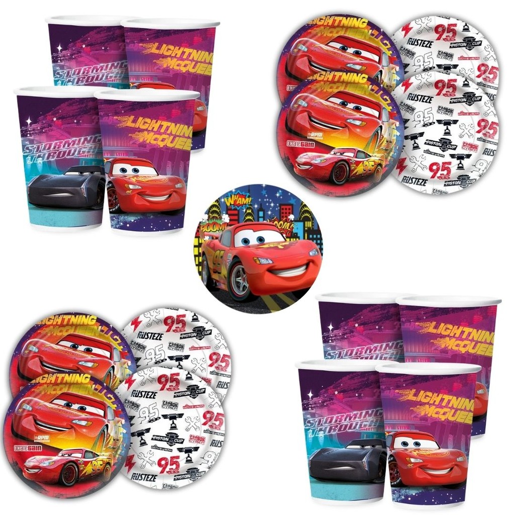 Kit Festa CARROS DISNEY 16 Pratos + 16 Copos Descartável 180 Ml Papel - REGINA Kit Festa CARROS DISNEY 16 Pratos + 16 Copos Descartável 180 Ml Papel - REGINA - Oferta na Shopee