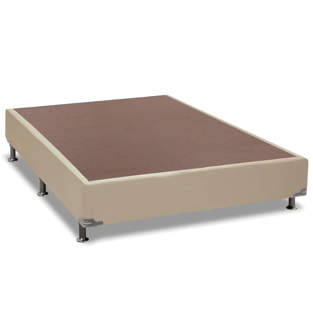 Cama Box Base Casal Universal Courano Clean (138x188x20) - Ortobom Cama Box Base Casal Universal Courano Clean (138x188x20) - Ortobom - Oferta na Shopee