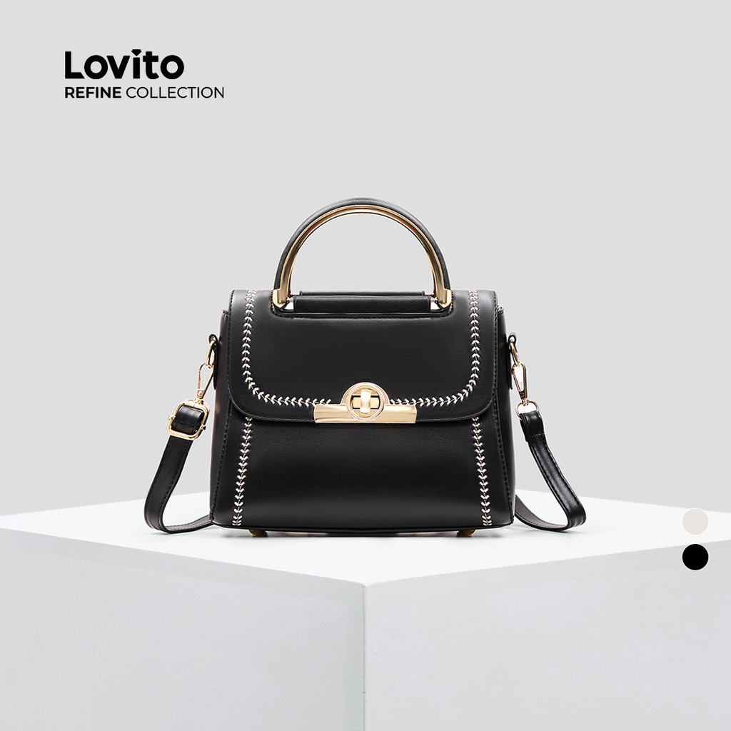 (Lovito Refine) Bolsa De Ombro Pequena Bolsa De Ombro Pequena Para Mulheres LFR13125 - Oferta na Shopee