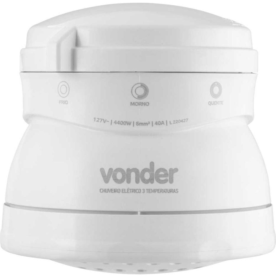 Ducha 3T 4400W/220V Branca Vonder Ducha 3T 4400W/220V Branca Vonder - Oferta na Shopee