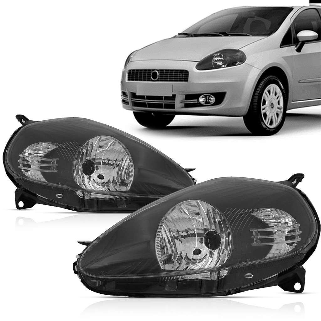 Par Farol Punto 2008 2009 2010 2011 2012 Mascara Negra - Oferta na Shopee