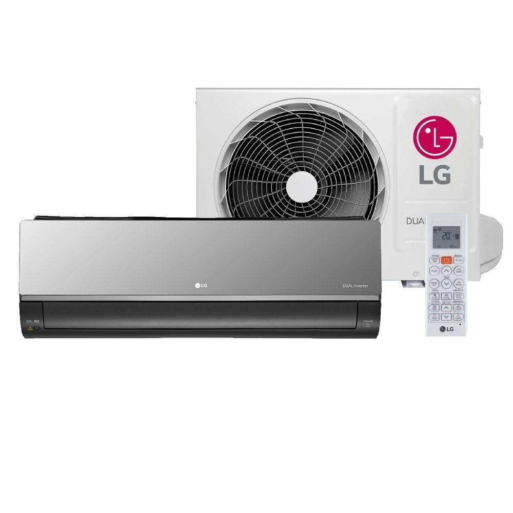 Ar-Condicionado LG DUAL Inverter Voice +AI ARTCOOL 12.000 BTU  Frio 220V - S3-Q12JAR1K - Oferta na Shopee