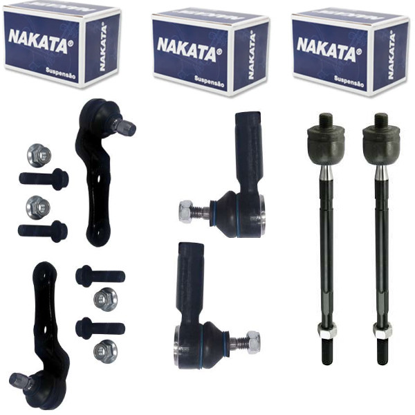 Kit 2 Barra + 2 Pivo + 2 Terminal direção Hidraulica Corsa Celta 1998 a 2010 Nakata Kit 2 Barra + 2 Pivo + 2 Terminal direção Hidraulica Corsa Celta 1998 a 2010 Nakata - Oferta na Shopee
