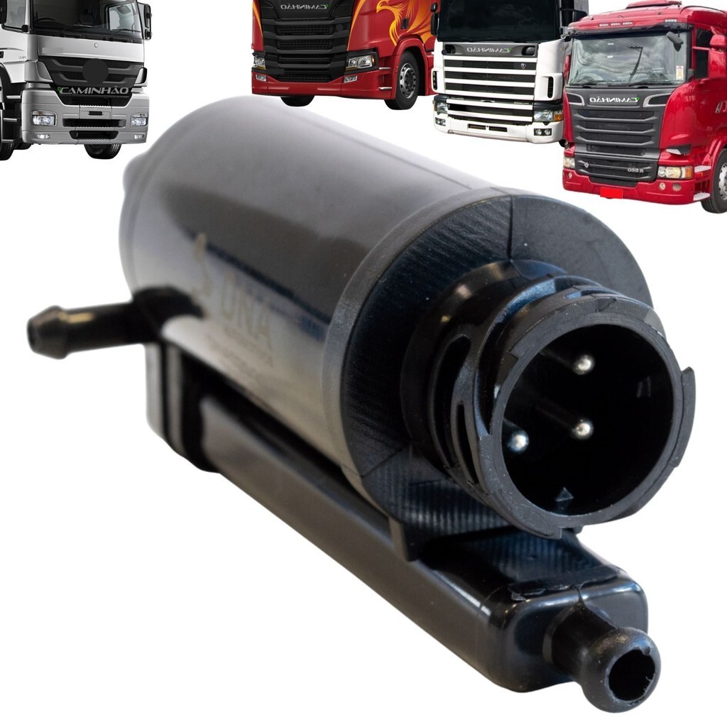 Bomba Água Reservatório Limpador Parabrisa para Scania PGR / S5 / NTG (1548504 / 1722690) - Mercedes-Benz Axor (A0008694 Bomba Água Reservatório Limpador Parabrisa para Scania PGR / S5 / NTG (1548504 / 1722690) - Mercedes-Benz Axor (A0008694 - Oferta na Shopee