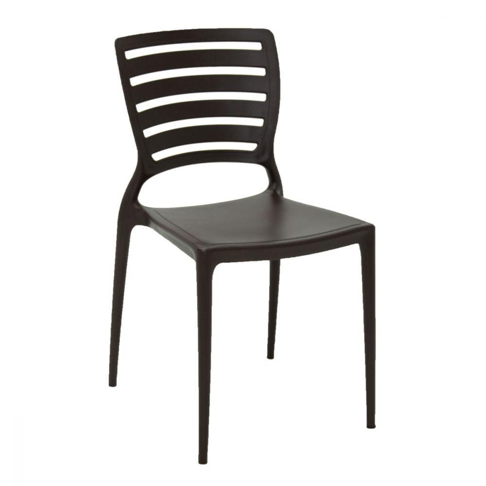 Cadeira Sofia Encosto Horizontal Marrom Tramontina 92237109 Cadeira Sofia Encosto Horizontal Marrom Tramontina 92237109 - Oferta na Shopee