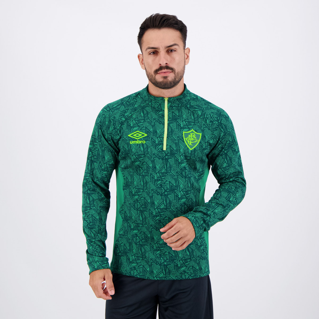 Blusão Umbro Fluminense Treino 2024 Verde Blusão Umbro Fluminense Treino 2024 Verde - Oferta na Shopee