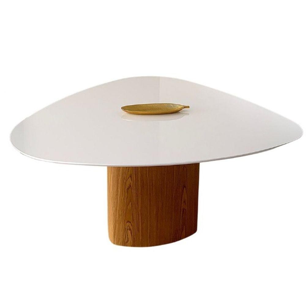 Mesa De Jantar Orgânica 120x125Cm Marrom Mesa De Jantar Orgânica 120x125Cm Marrom - Oferta na Shopee