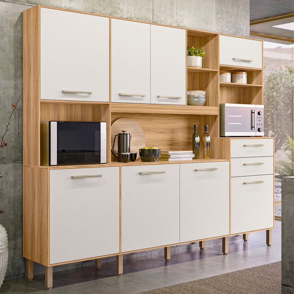 Cozinha Compacta Hortelã 8 Portas 2 Gavetas Cozinha Compacta Hortelã 8 Portas 2 Gavetas - Oferta na Shopee
