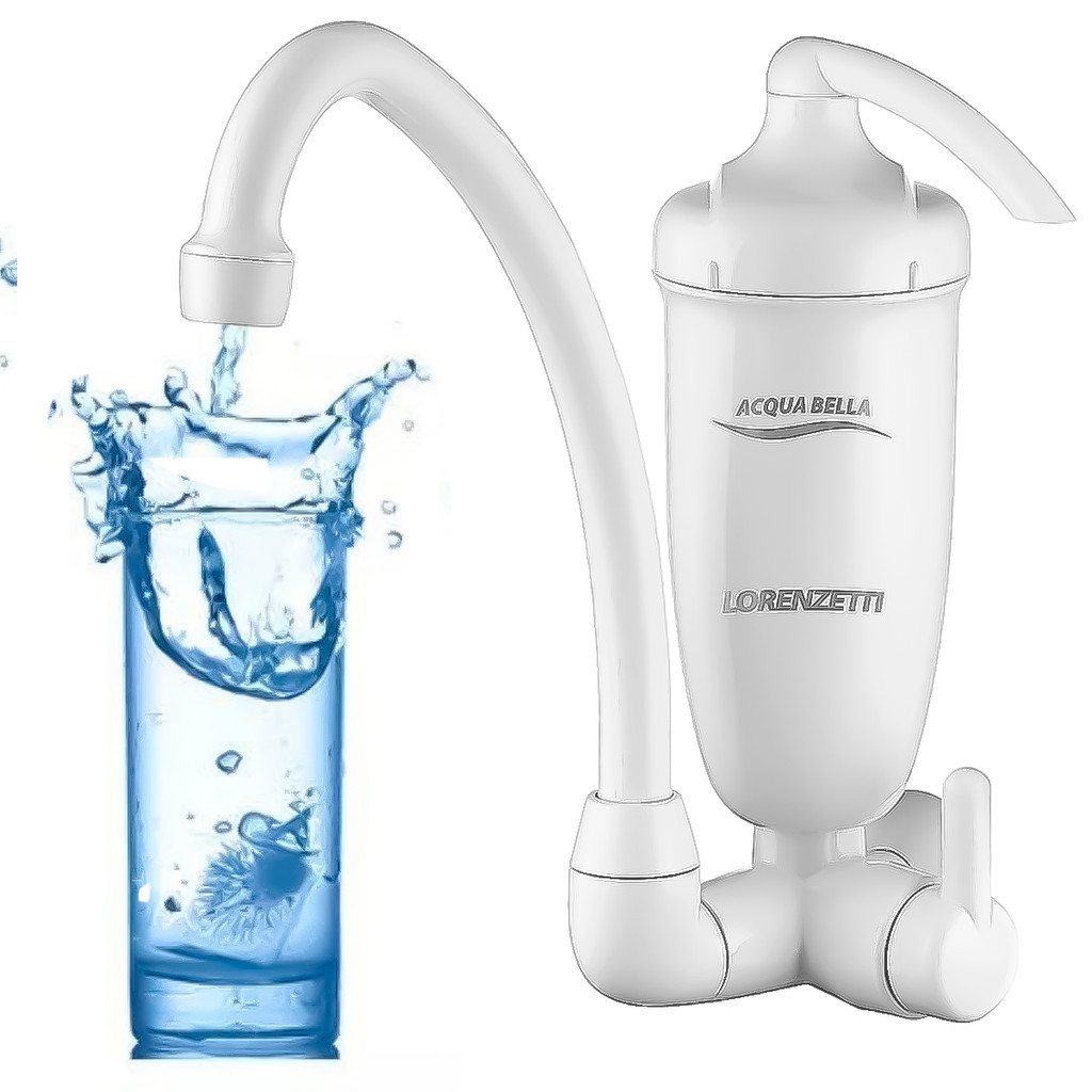 Purificador Filtro Para Água Com Torneira Parede 3 Etapas Branca Lorenzetti Acqua Bella Original - Oferta na Shopee