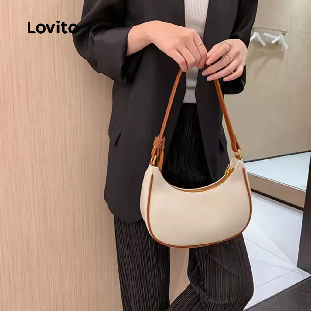 (Trendy) Lovito Bolsa Casual Dia Dos Namorados Versátil Bolsa De Ombro Pequena Para Mulheres LFA72036 - Oferta na Shopee