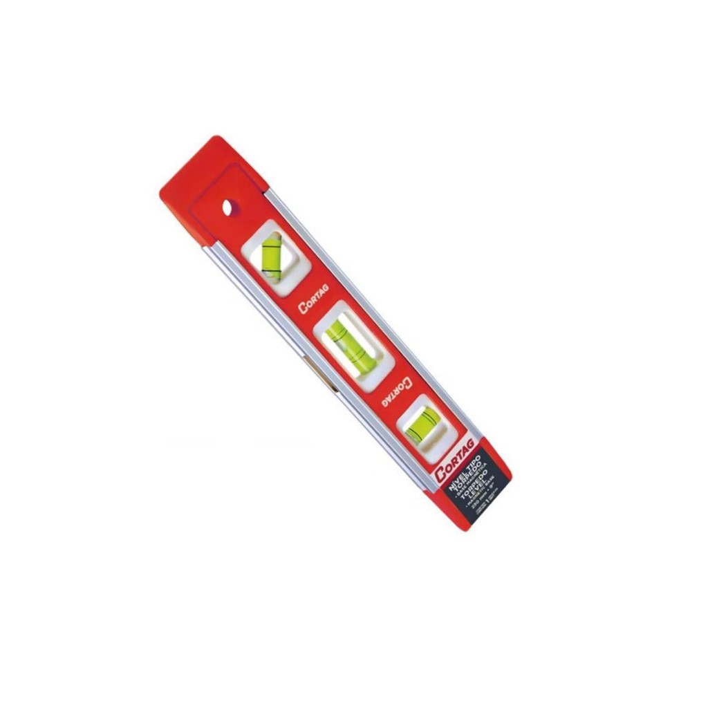 Nível Base Magnética Imã Tipo Torpedo 23cm Cortag 3 Bolhas - Oferta na Shopee