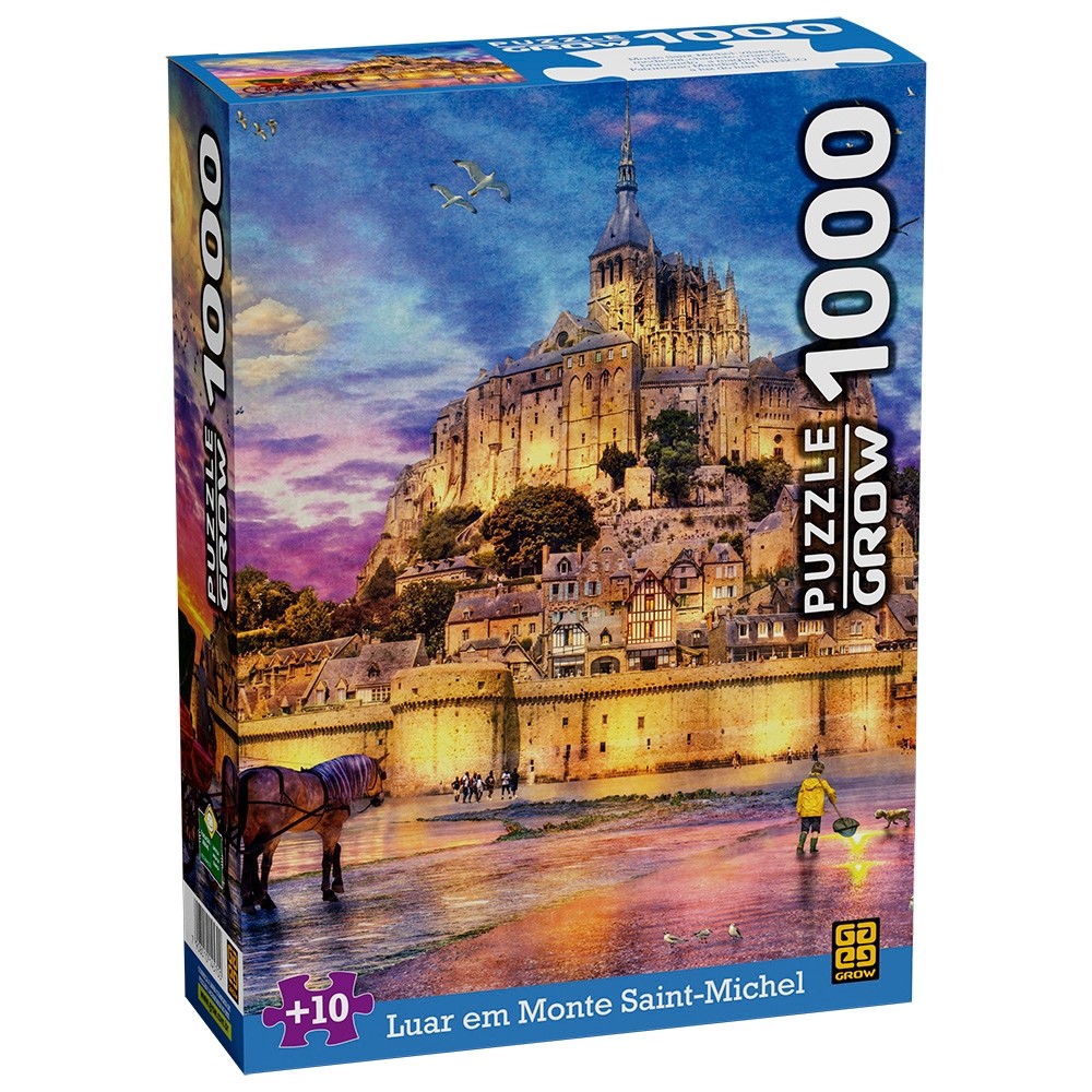QUEBRA CABEÇA LUAR EM MONTE SAINT MICHEL 1000 PEÇAS GROW PUZZLE PAISAGEM MEDIEVAL FRANÇA CASTELO EU QUEBRA CABEÇA LUAR EM MONTE SAINT MICHEL 1000 PEÇAS GROW PUZZLE PAISAGEM MEDIEVAL FRANÇA CASTELO EU - Oferta na Shopee