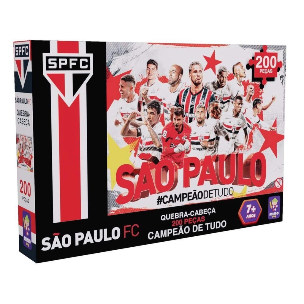 Quebra-Cabeça Puzzle Coleção São Paulo 200 peças Mimo Toys - 2551 - Oferta na Shopee