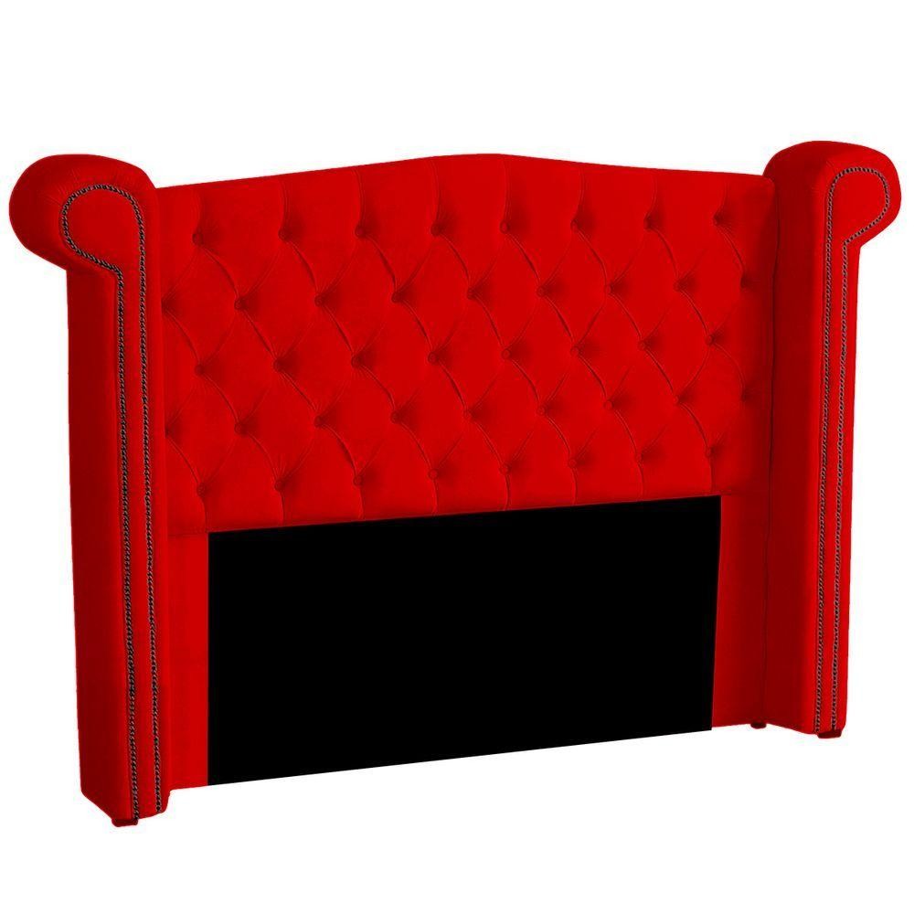 Cabeceira Casal King Size Estofada Para Cama Box Ayla Veludo Cor Vermelho Cabeceira Casal King Size Estofada Para Cama Box Ayla Veludo Cor Vermelho - Oferta na Shopee