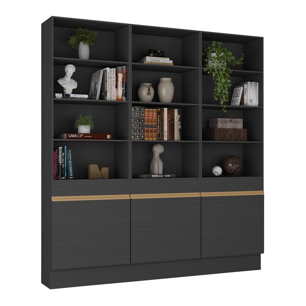 Armário/Estante Escritório 3 Portas Multimóveis MP7001 Armário/Estante Escritório 3 Portas Multimóveis MP7001 - Oferta na Shopee
