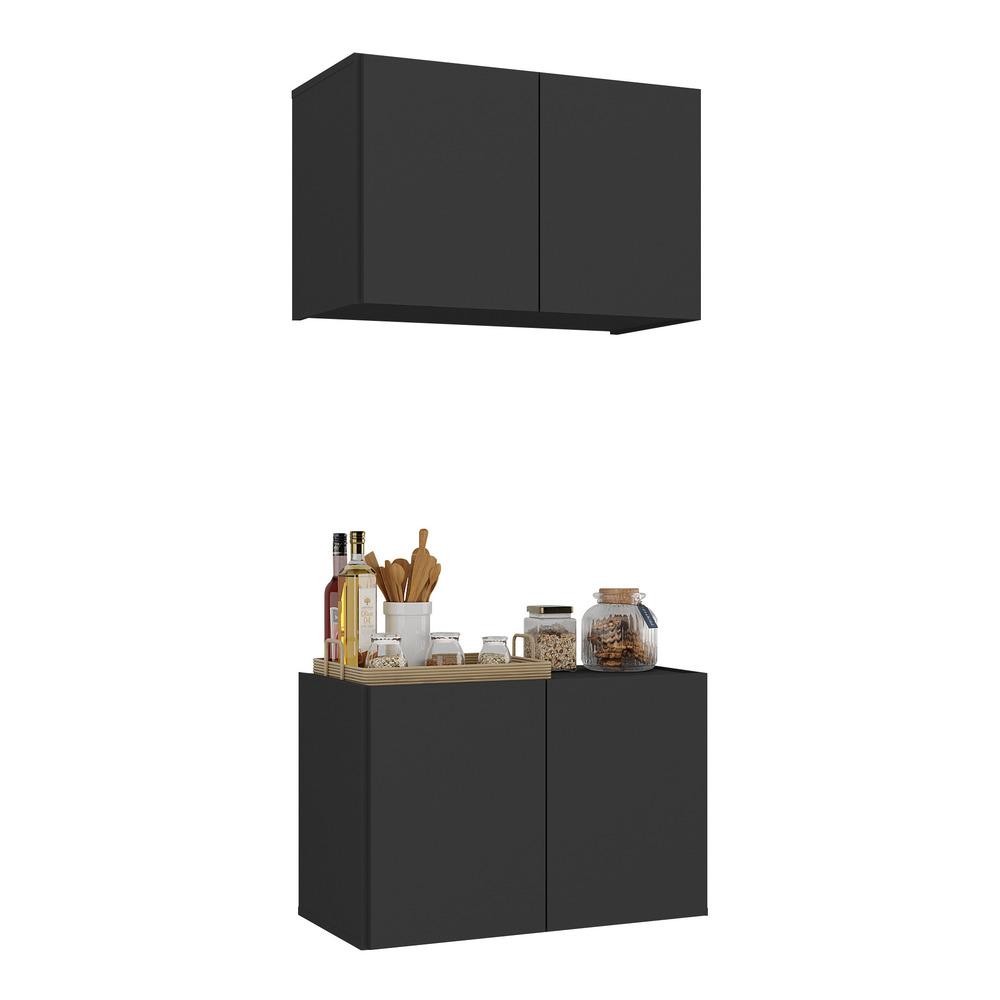 Kit Armário de Cozinha Aéreo e Balcão 2 Portas Multimóveis MP2163 Kit Armário de Cozinha Aéreo e Balcão 2 Portas Multimóveis MP2163 - Oferta na Shopee