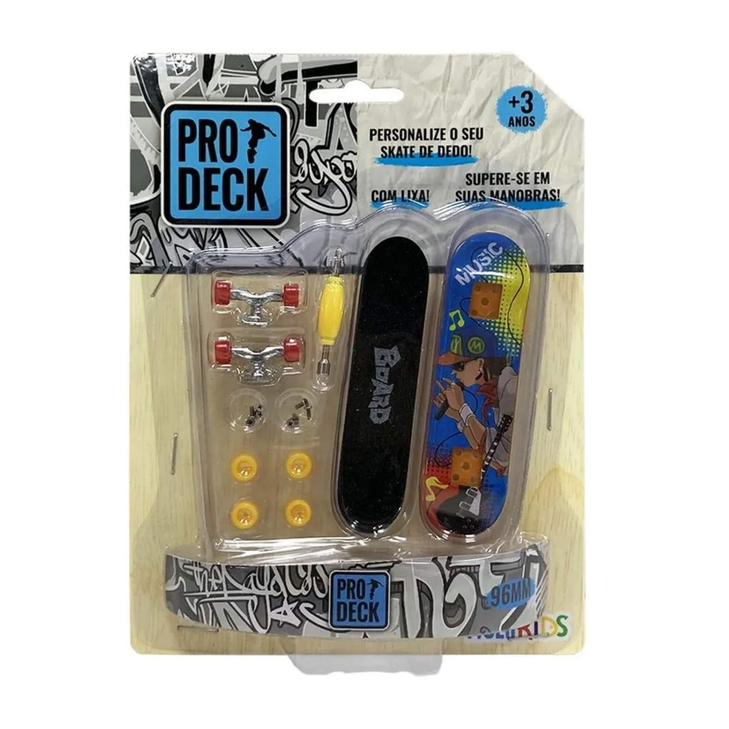 Brinquedo Prodeck Skate de Dedo 1PC C/ Acessórios e Personalizável Estampa Sortida Multilaser-BR1803 Brinquedo Prodeck Skate de Dedo 1PC C/ Acessórios e Personalizável Estampa Sortida Multilaser-BR1803 - Oferta na Shopee
