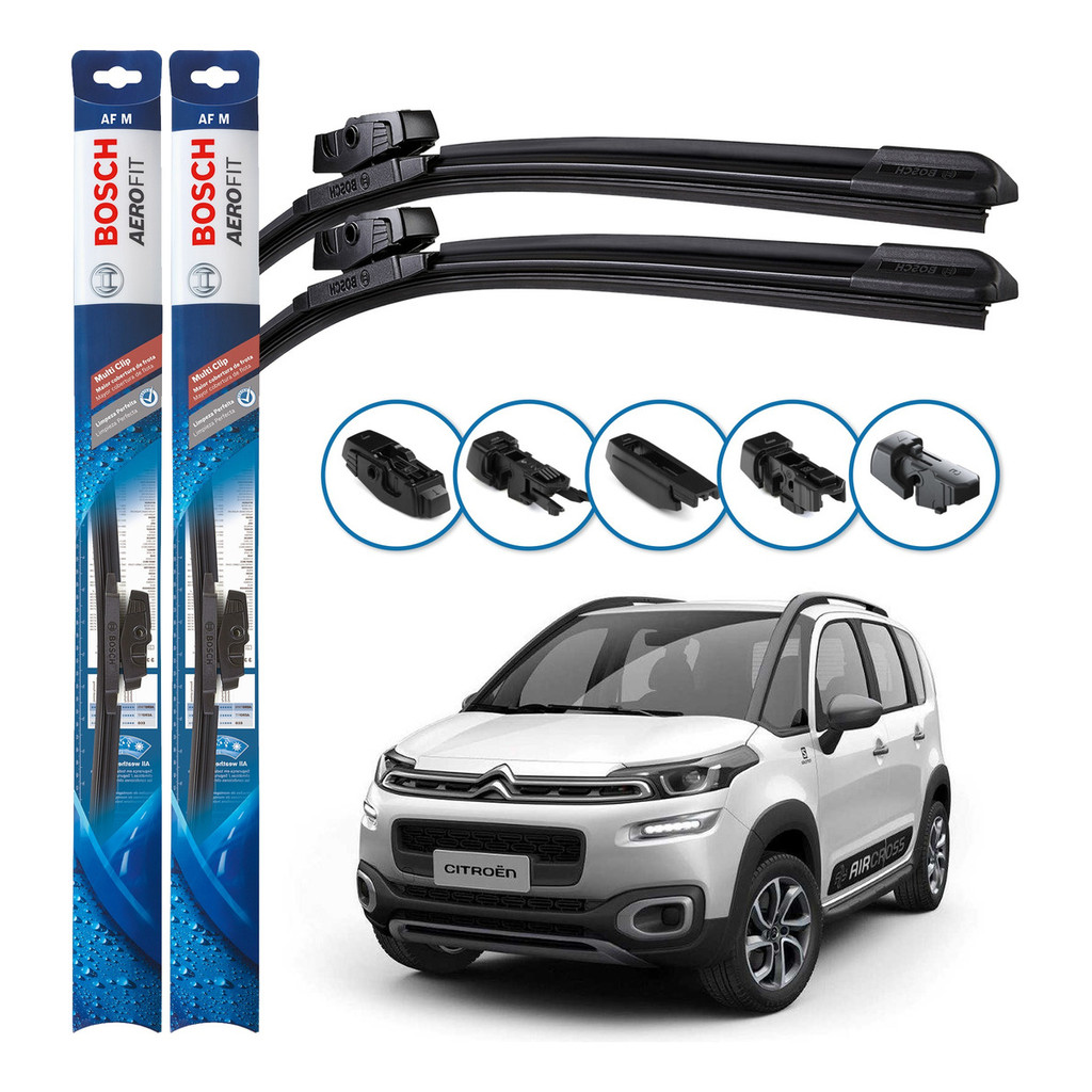 Par de Palhetas Limpador Parabrisa Multiclip Original Bosch Citroen Aircross 2016 A 2024 Par de Palhetas Limpador Parabrisa Multiclip Original Bosch Citroen Aircross 2016 A 2024 - Oferta na Shopee