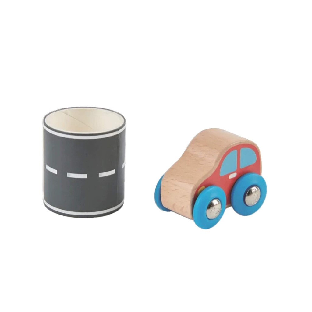 Brinquedo Infantil Carrinho de Madeira com Pista em Fita Adesiva Xalingo - 67743 Brinquedo Infantil Carrinho de Madeira com Pista em Fita Adesiva Xalingo - 67743 - Oferta na Shopee