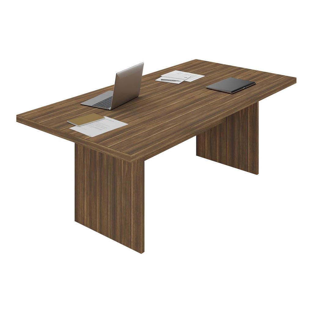 Mesa de Escritório 200cm para Reunião com Tampo 30mm Multimóveis CR25281 Mesa de Escritório 200cm para Reunião com Tampo 30mm Multimóveis CR25281 - Oferta na Shopee