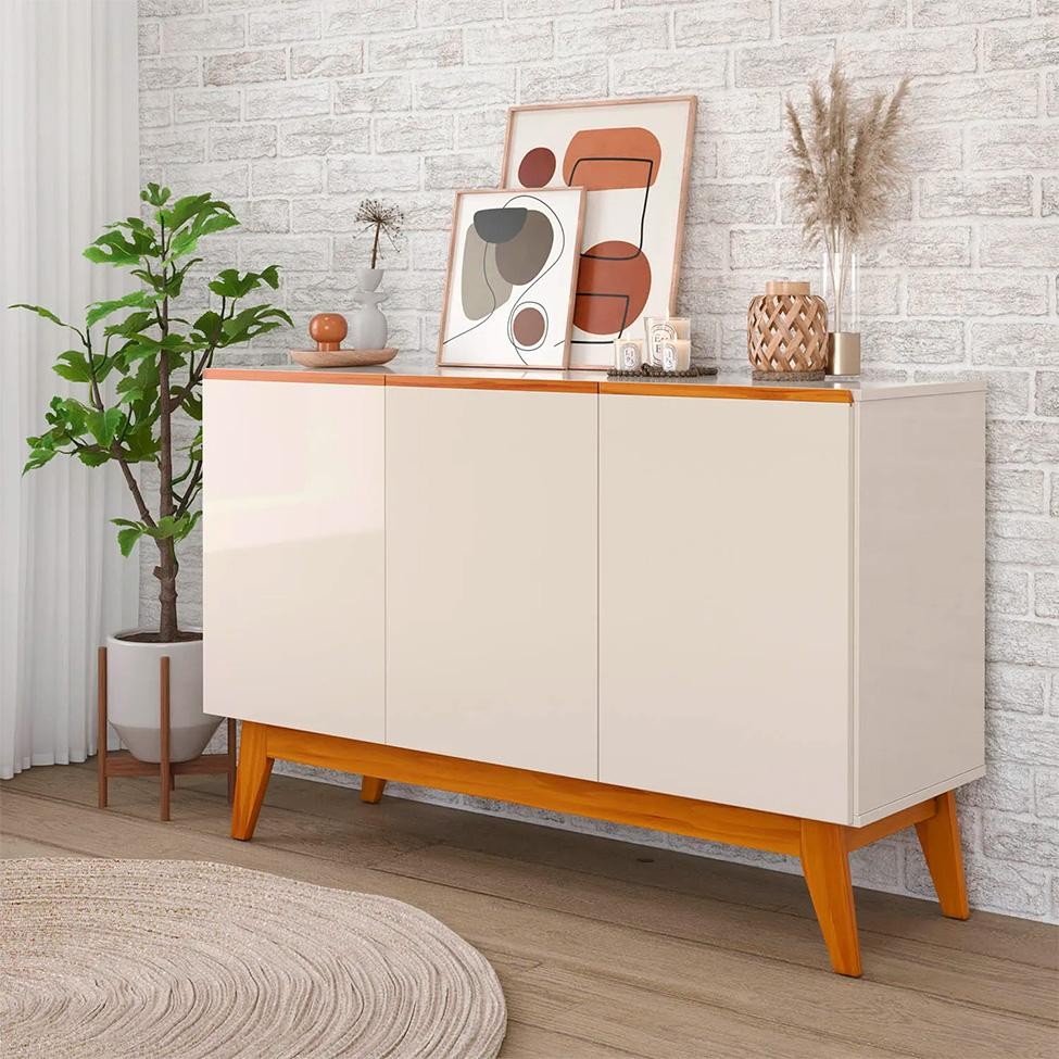 Buffet Ares 3 PT Off White Buffet Ares 3 PT Off White - Oferta na Shopee