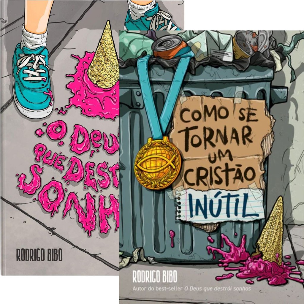 Kit 2 Livros | O Deus que Destrói sonhos + Como se Tornar Um Cristão Inútil |Capa Dura |Rodrigo Bibo Kit 2 Livros | O Deus que Destrói sonhos + Como se Tornar Um Cristão Inútil |Capa Dura |Rodrigo Bibo - Oferta na Shopee