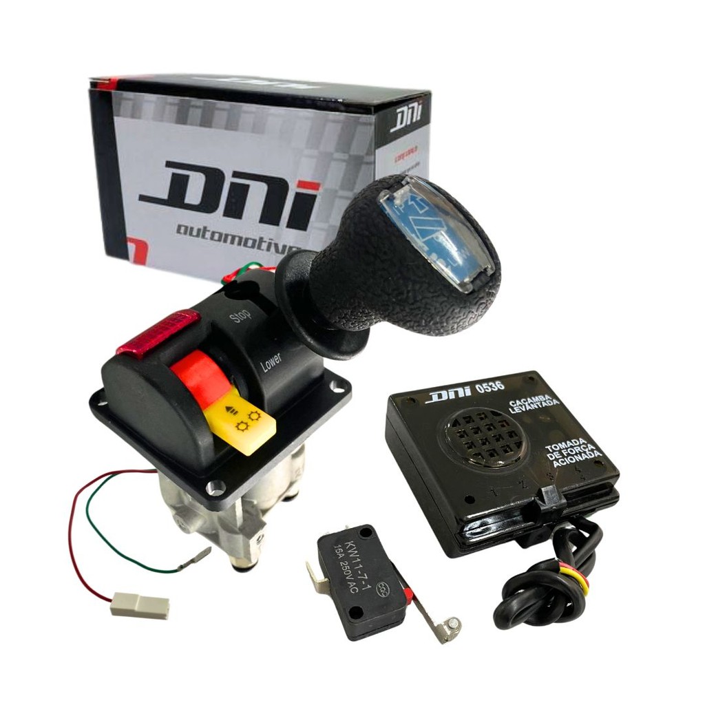 Kit Alarme Valvula Joystick Para Caminhão Caçamba Basculante DNI 0536 e 7071 Kit Alarme Valvula Joystick Para Caminhão Caçamba Basculante DNI 0536 e 7071 - Oferta na Shopee