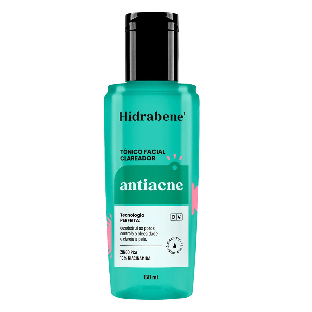 Tonico Facial Antiacne Hidrabene 150 ml - Oferta na Shopee