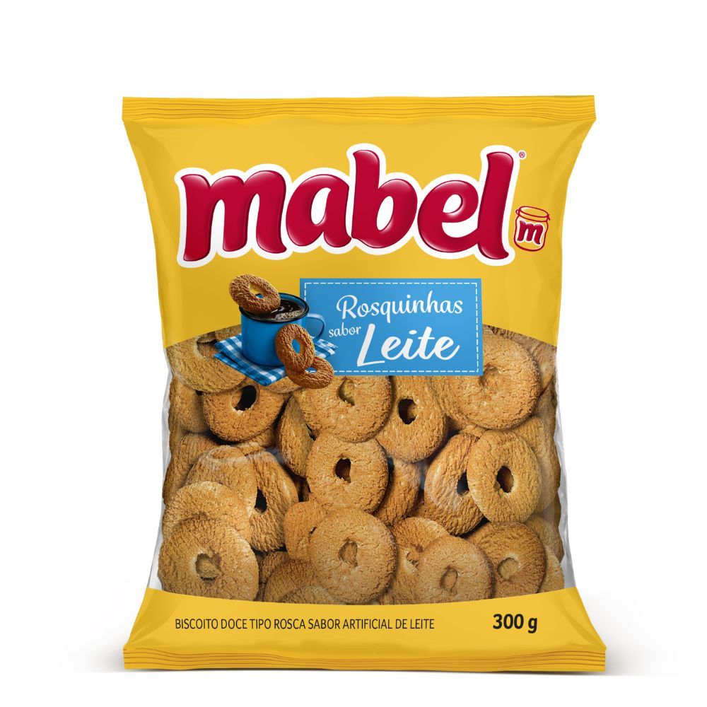 Biscoito Rosquinha Mabel Sabor Leite 300g - Oferta na Shopee