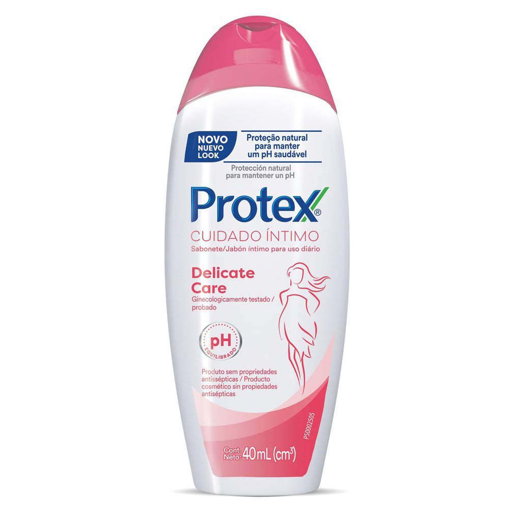 Sabonete Íntimo Protex Cuidado íntimo Delicate Care 40ml - Oferta na Shopee