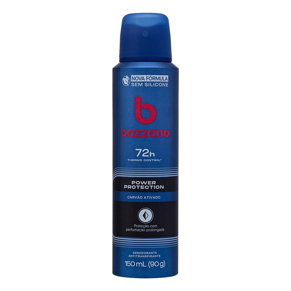 Desodorante Bozzano Aerosol Power Protection Carvão Ativado Antitranspirante 72h 150ml Desodorante Bozzano Aerosol Power Protection Carvão Ativado Antitranspirante 72h 150ml - Oferta na Shopee