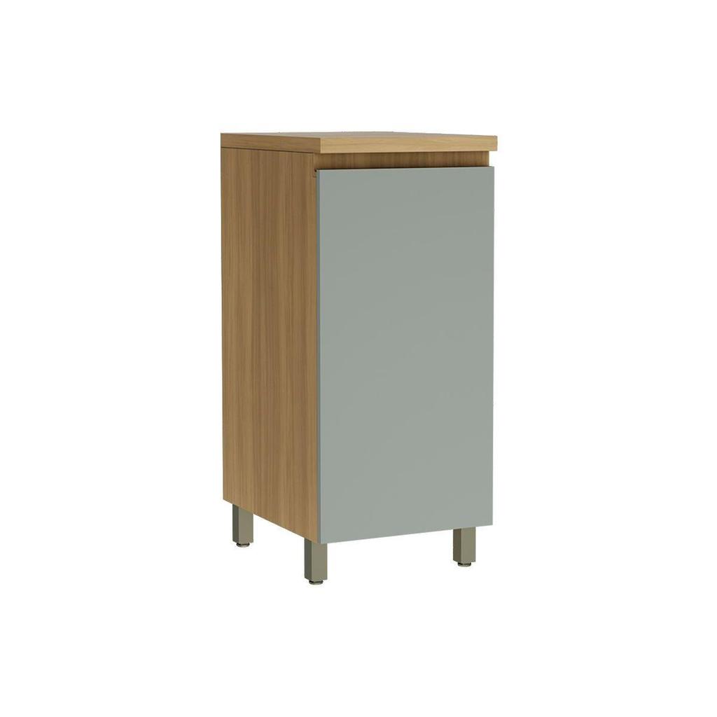 Balcão de Cozinha Modulado Rainha 1 Porta c/Tampo 40cm Nature/Verde - Nesher Balcão de Cozinha Modulado Rainha 1 Porta c/Tampo 40cm Nature/Verde - Nesher - Oferta na Shopee