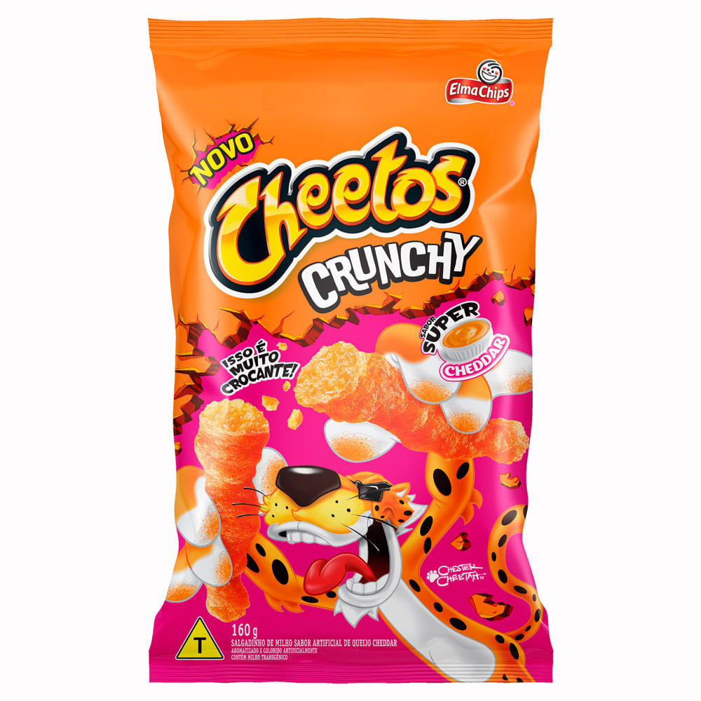 Chips Cheetos Crunchy Super Cheddar 160g Chips Cheetos Crunchy Super Cheddar 160g - Oferta na Shopee