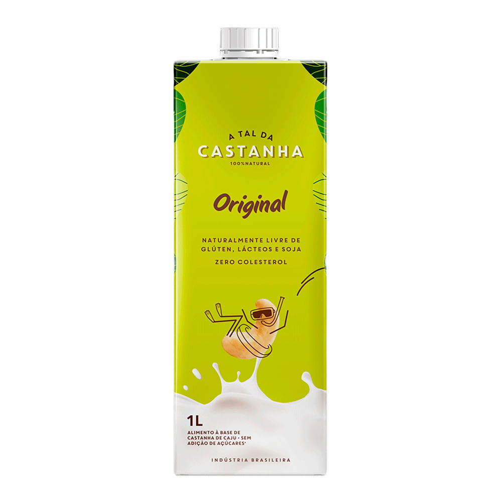 Bebida Orgânica A Tal Da Castanha Original 1 Litro - Oferta na Shopee