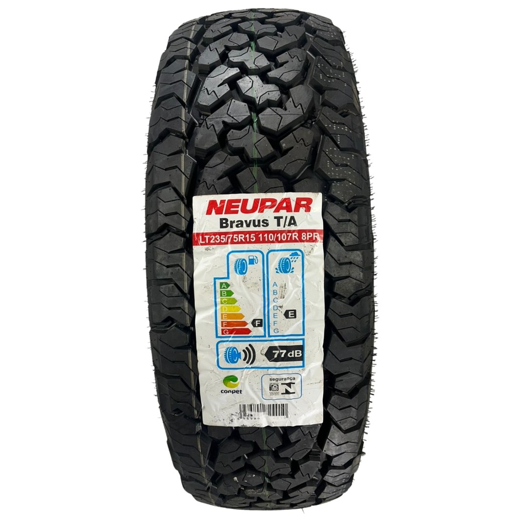 Pneu Bravus T/A LT 235/75R15 110/107R 8PR – Para S10